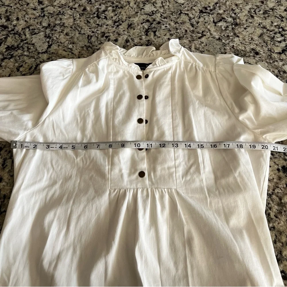 Pomander Place White Button-Down Dress - Picture 8 of 10